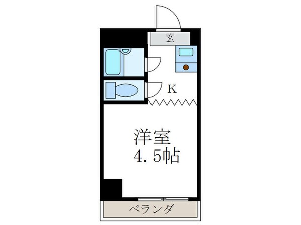 ドミ－ル1の物件間取画像